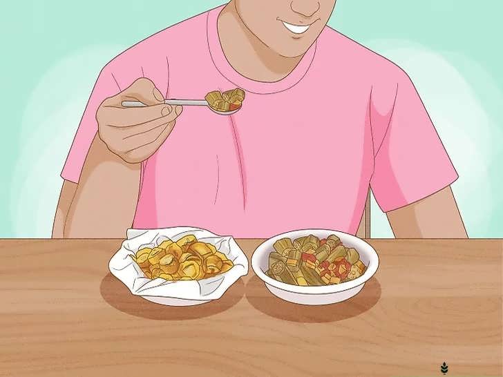 مصرف بامیه به صورت تازه