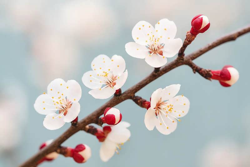 شکوفه های زردآلو