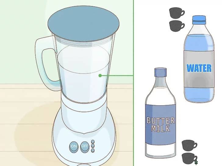 مخلوط کردن آب و دوغ